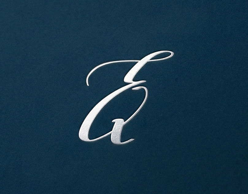 EQ monogram brand identity